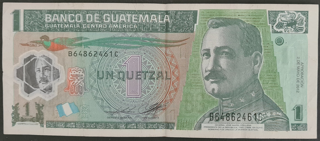 Guatemala 1 Quetzal Banknote