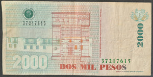 Colombia 2,000 Pesos Banknote