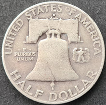 Load image into Gallery viewer, United States Half Dollar Franklin 1957 D
