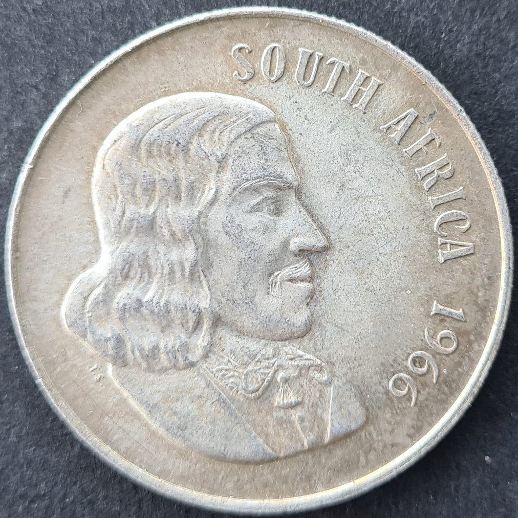 South Africa 1966 One Rand Silver Coin