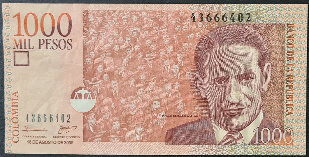 Colombia 1,000 Pesos Banknote