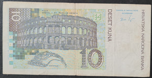 Croatia 10 Kuna Banknote