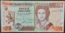 Load image into Gallery viewer, Belize 20 Dollars Banknote
