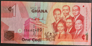 Ghana 1 Cedi Banknote