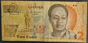 Ghana 2 Cedi Banknote