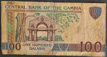 Load image into Gallery viewer, Gambia 100 Dalasis Banknote
