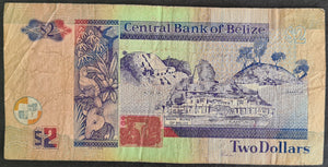 Belize 2 Dollars Banknote