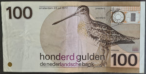 Netherlands 100 Guilder Banknote