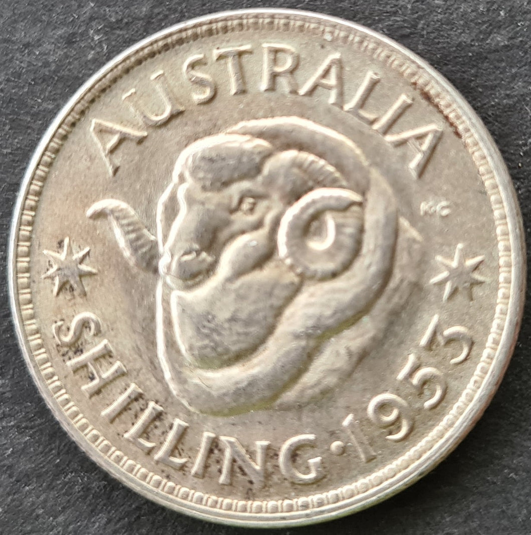 1953 Australian Shilling  aUNC