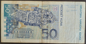 Croatia 50 Kuna Banknote