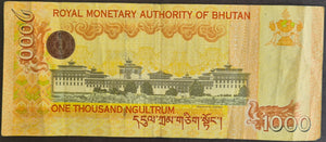 Bhutan 1,000 Ngultrum Banknote