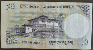 Bhutan 10 Ngultrum Banknote