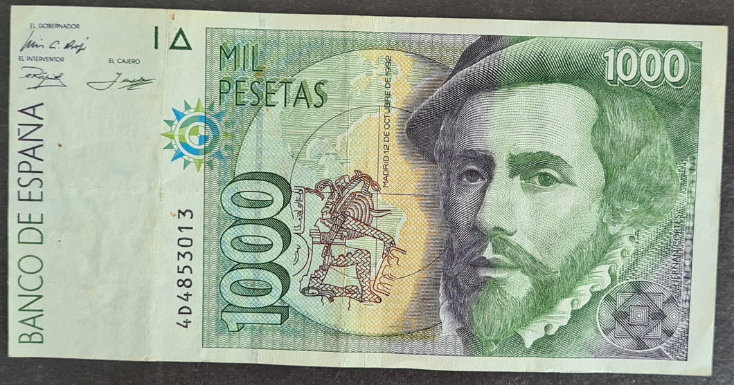 Spain 1000 Pesetas Banknote