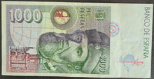 Load image into Gallery viewer, Spain 1000 Pesetas Banknote
