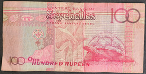 Seychelles 100 Rupees Banknote