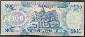 Guyana 100 Dollar Banknote