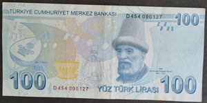 Turkey 100 Lira Banknote