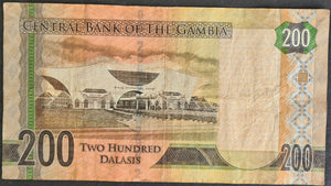 Gambia 200 Dalasis Banknote