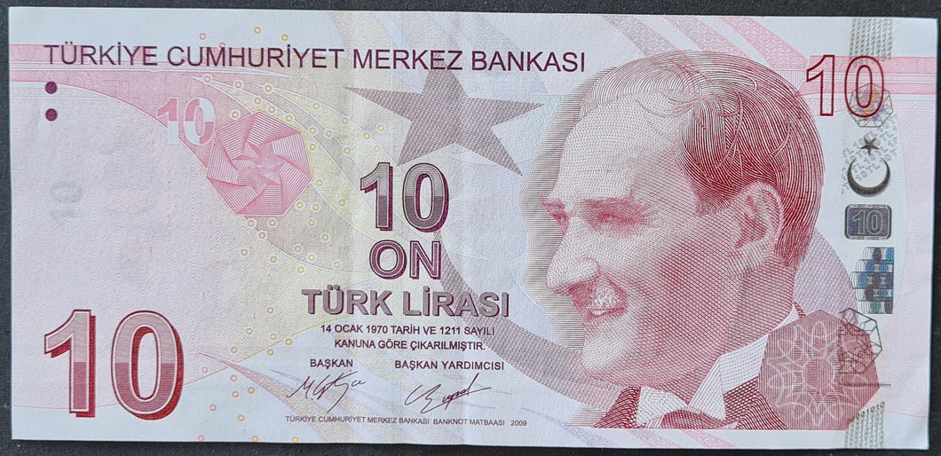 Turkey 10 Lira Banknote