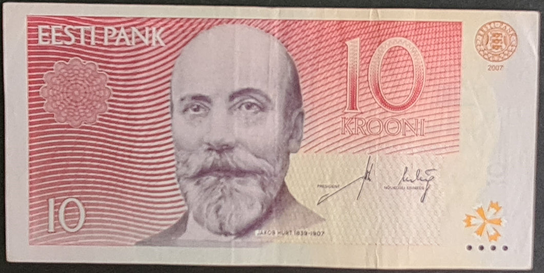 Estonia 10 Krooni Banknote