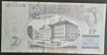 Load image into Gallery viewer, Estonia 2 Krooni Banknote
