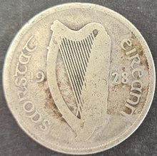 Load image into Gallery viewer, Ireland 1928 Silver Florin Coin
