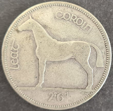 Load image into Gallery viewer, Ireland 1928 1/2 Crown Silver Coin
