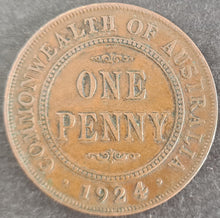 Load image into Gallery viewer, Australia 1924 Penny
