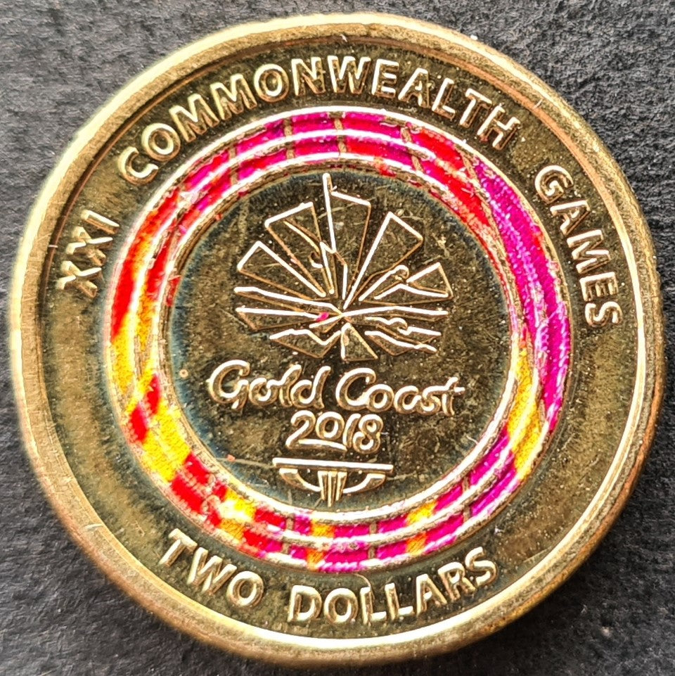 Australia 2018 Commonwealth Games Gold Coast 2 Dollar Coin Coinpeeps australia-2018-commonwealth-games-gold-coast-2-dollar-coin-coinpeeps
