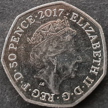 Load image into Gallery viewer, England 50 Pence Coin 2017  (Tom Kitten - Beatrix Potter )
