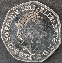 Load image into Gallery viewer, England 50 Pence Coin 2018  (Mrs Tittlemouse - Beatrix Potter )
