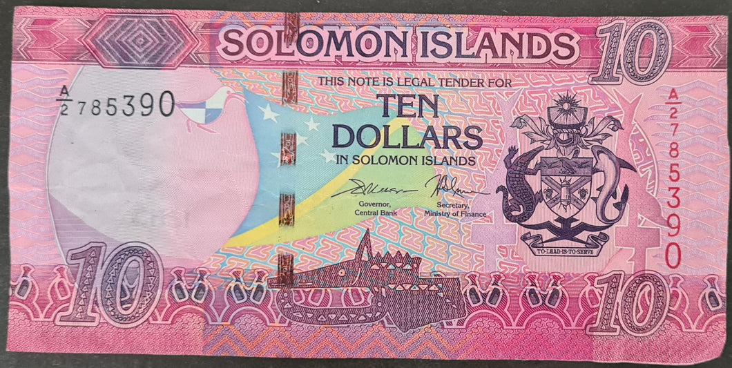 Solomon Islands 10 Dollars Banknote