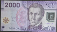 Load image into Gallery viewer, Chile 2,000 Pesos Banknote
