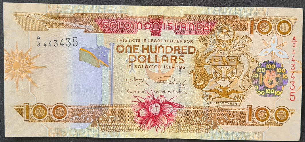 Solomon Islands 100 Dollars Banknote