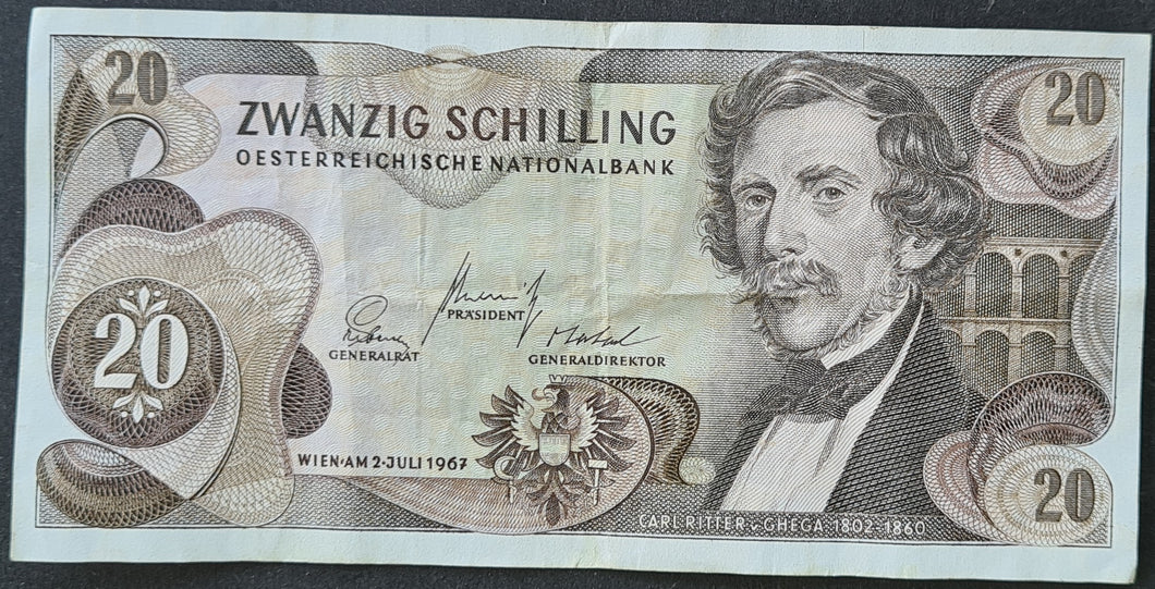 Austria 20 Schilling Banknote
