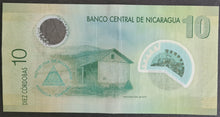 Load image into Gallery viewer, Nicaragua 10 Cordoba Banknote
