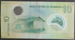 Nicaragua 10 Cordoba Banknote