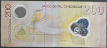 Load image into Gallery viewer, Nicaragua 200 Cordoba Banknote
