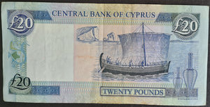 Cyprus 2004 Twenty Pounds Banknote