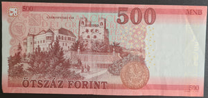 Hungary 500 Forint Banknote