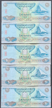 Load image into Gallery viewer, 5 x United Arab Emirates 20 Dirhams Banknotes
