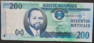 Mozambique 200 Meticais Banknote