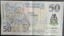 Load image into Gallery viewer, Nigeria 50 Naira Banknote
