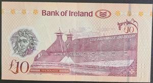 Northern Ireland 10 Pounds Banknote (2017) Prefix AA