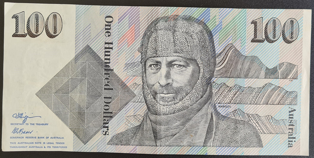 Australia 100 Dollar Banknote - Fraser/Higgins