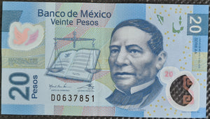 Mexico 20 Pesos Banknote