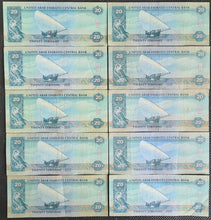 Load image into Gallery viewer, 10 x United Arab Emirates 20 Dirhams Banknotes
