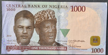 Load image into Gallery viewer, Nigeria 1000 Naira Banknote
