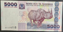 Load image into Gallery viewer, Tanzania 5000 Shillings Note UNC
