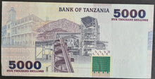 Load image into Gallery viewer, Tanzania 5000 Shillings Note UNC
